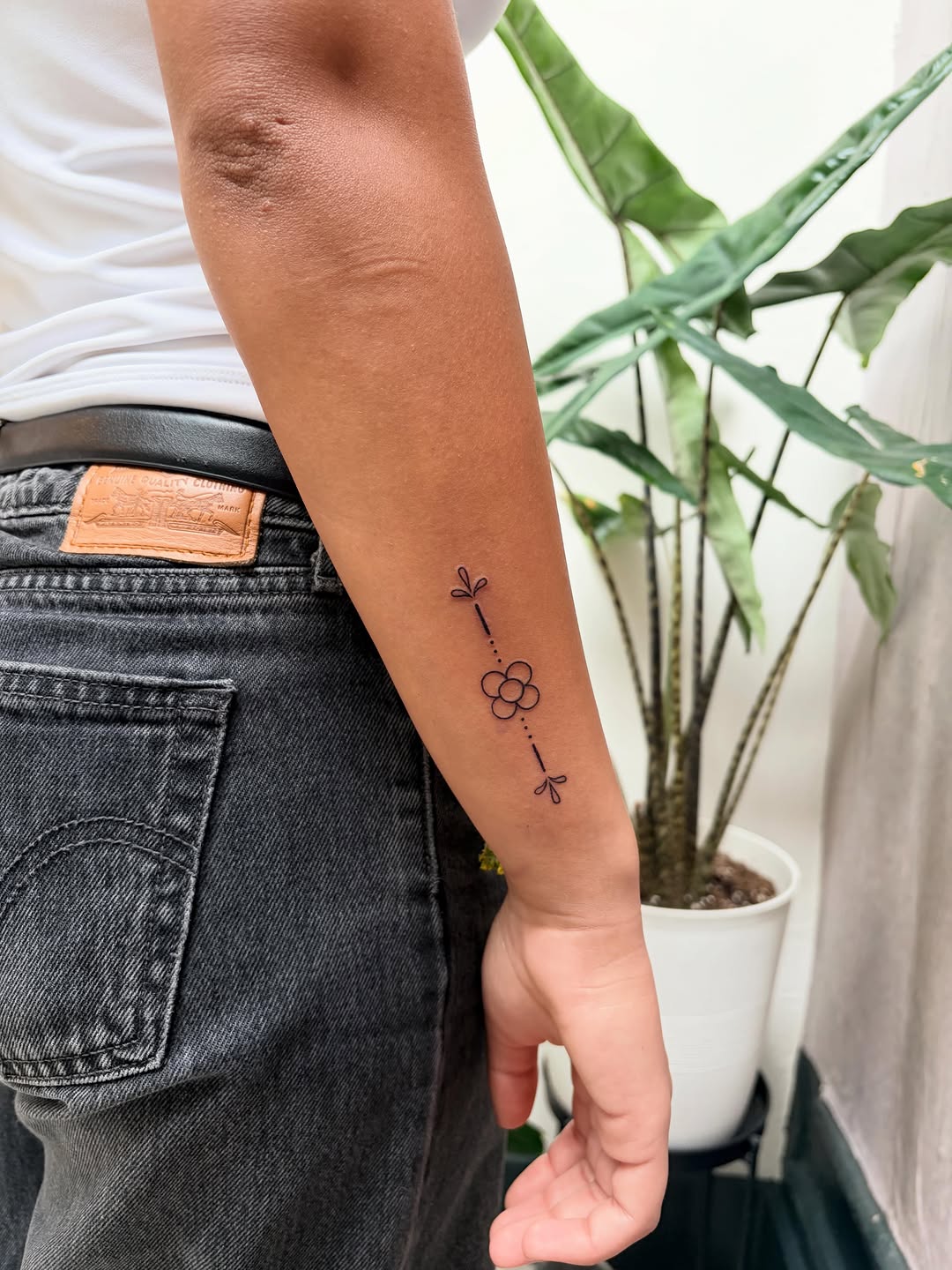 Tattoo by @sammmwch โ fine_line, minimalist