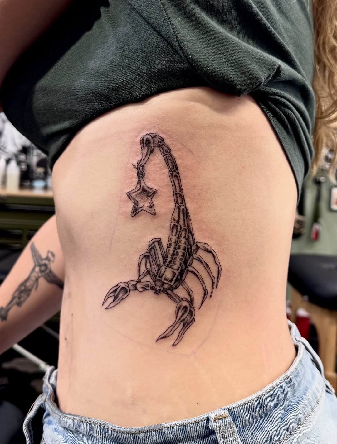 Tattoo by @kenzietattoos — illustrative, black_and_grey