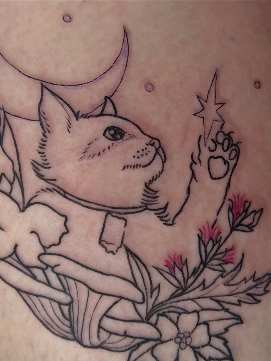 Tattoo by @purrsimmonkitten — illustrative