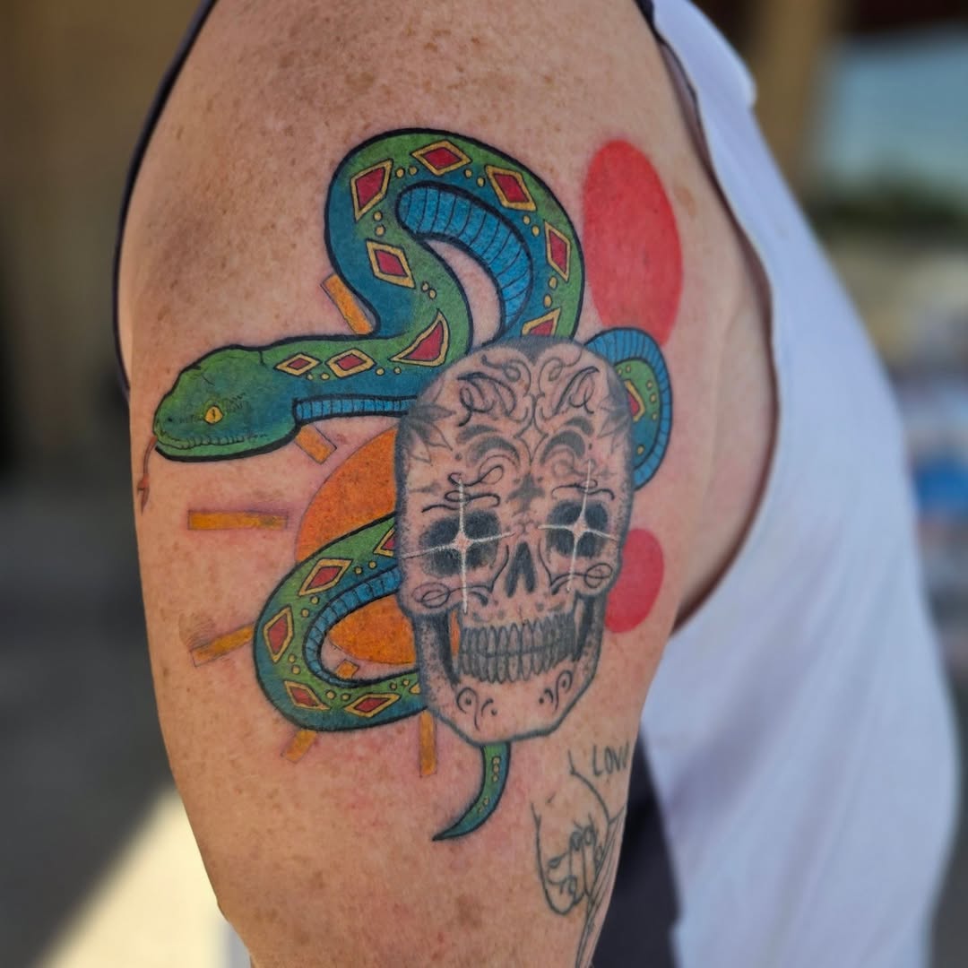Tattoo by @jousmile_tattoos — neo_traditional, chicano
