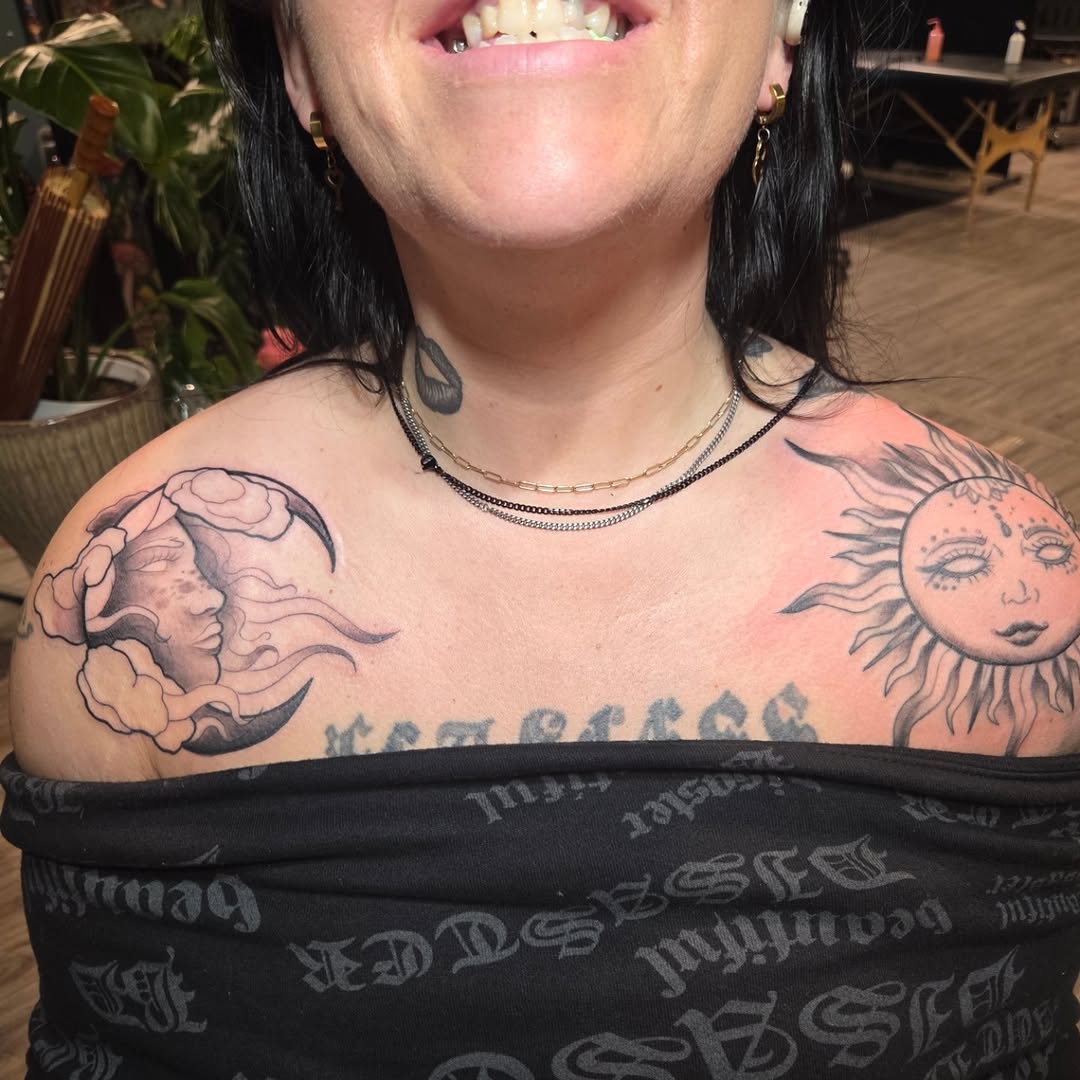 Tattoo by @jousmile_tattoos — black_and_grey, illustrative
