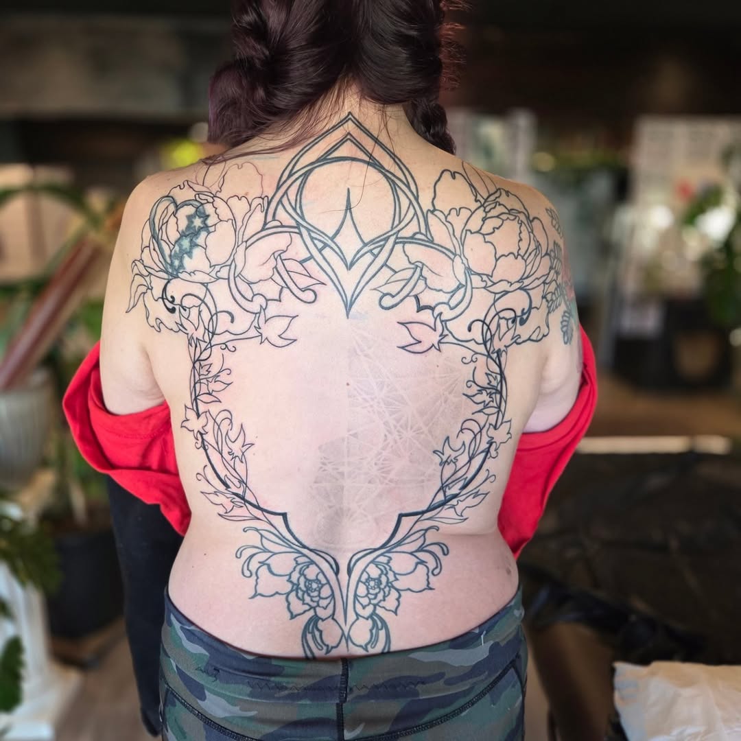 Tattoo by @jousmile_tattoos — ornamental, geometric