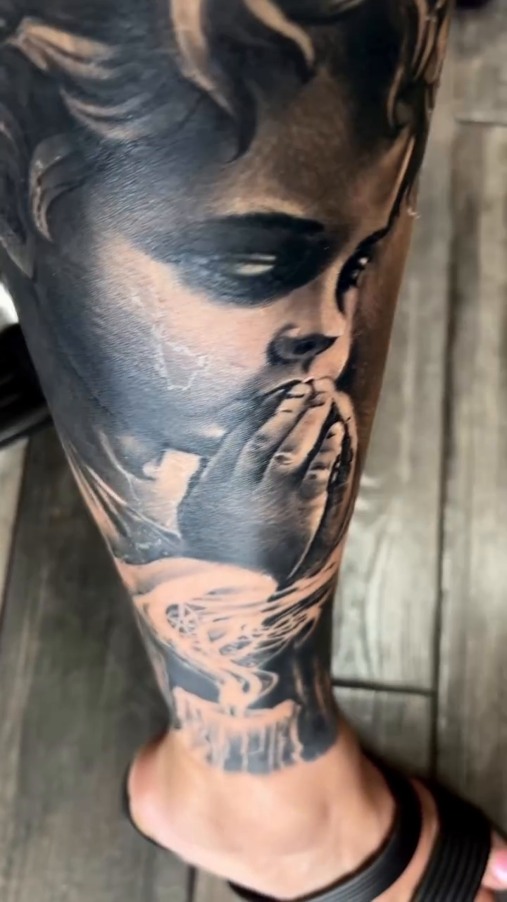 Tattoo by @seyer_tattoo — black_and_grey, realism