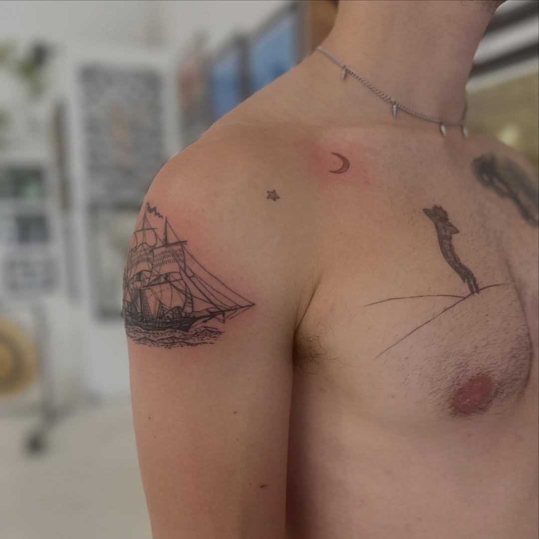 Tattoo by @tattoosbyric — fine_line