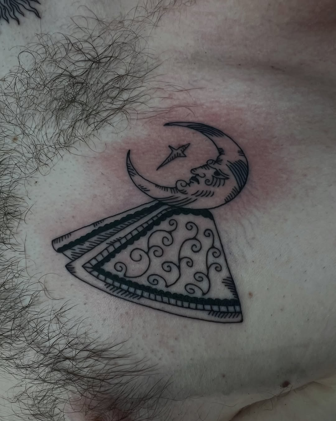 Tattoo by @onionrot — black_and_grey, ornamental