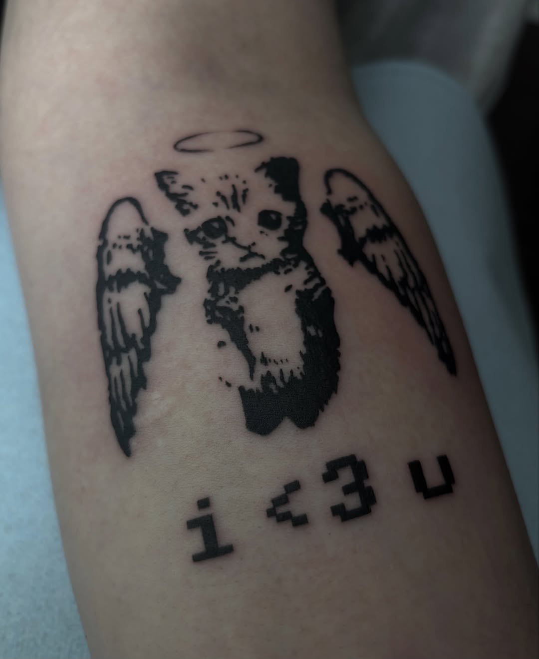 Tattoo by @tattoosbymeach — black_and_grey, ignorant