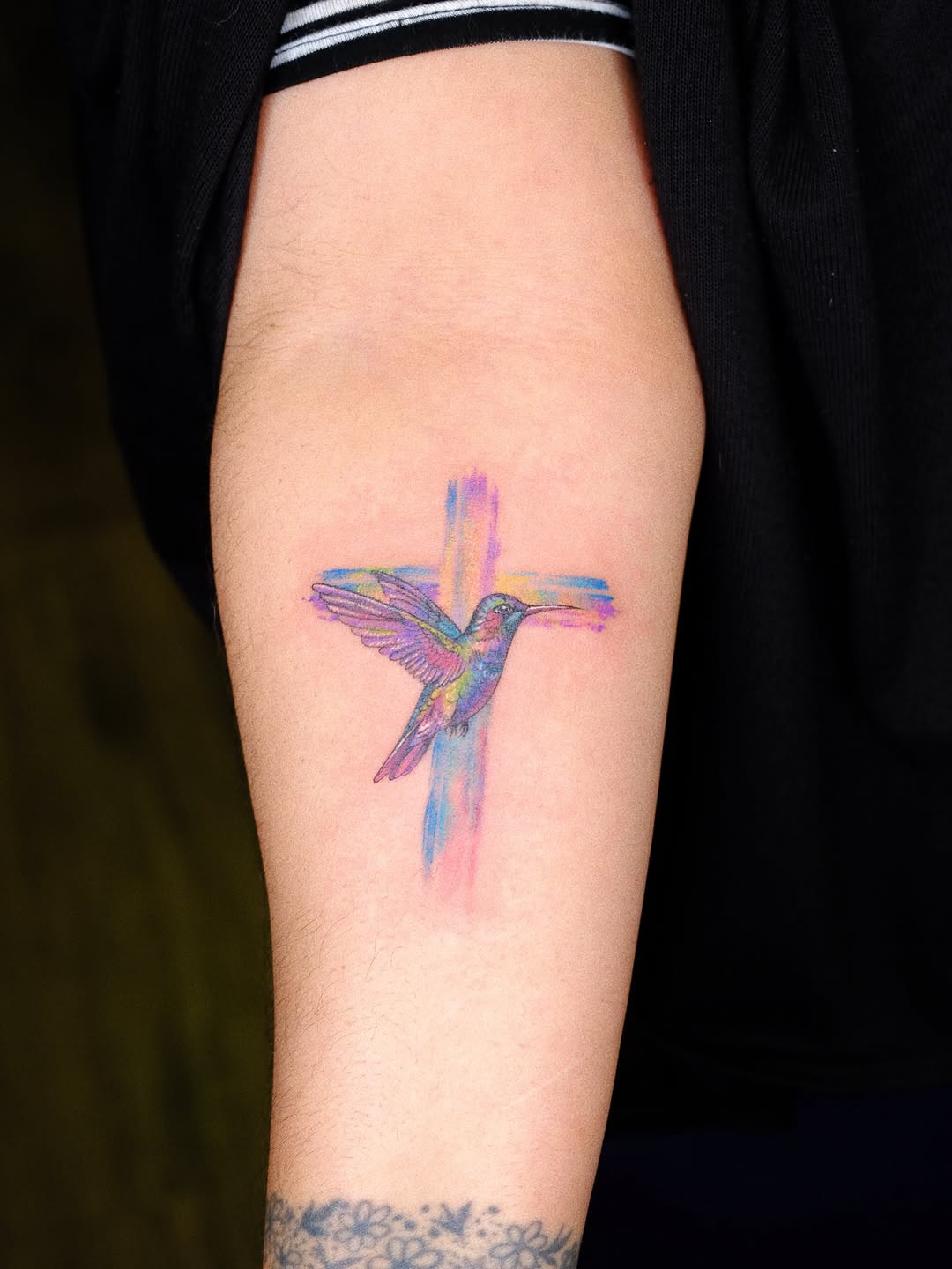 Tattoo by @rita_tattooist — watercolor