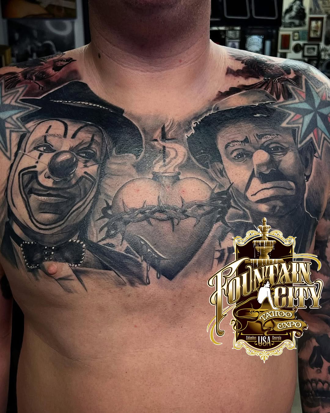 Tattoo by @marky_chavez โ black_and_grey, realism