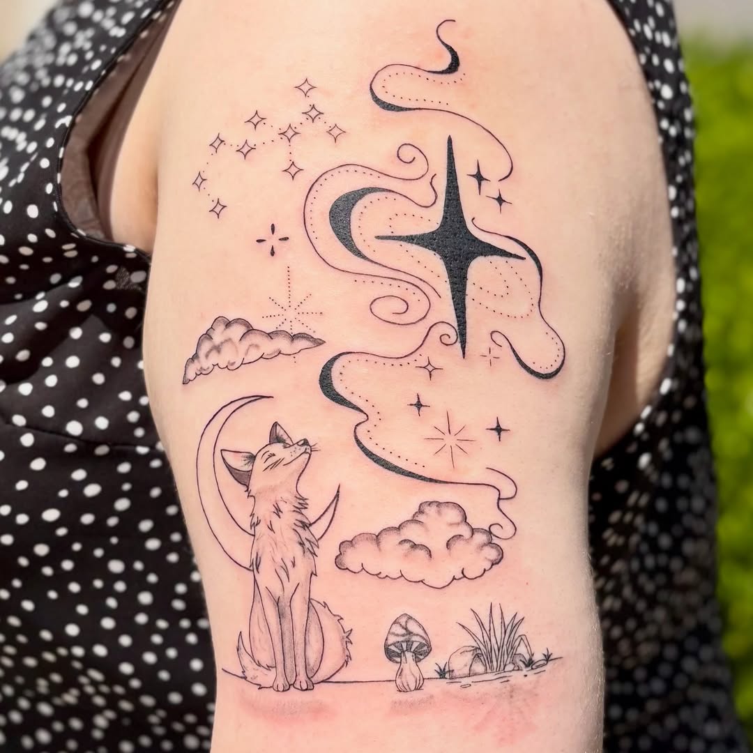 Tattoo by @inkbyb โ illustrative, fine_line