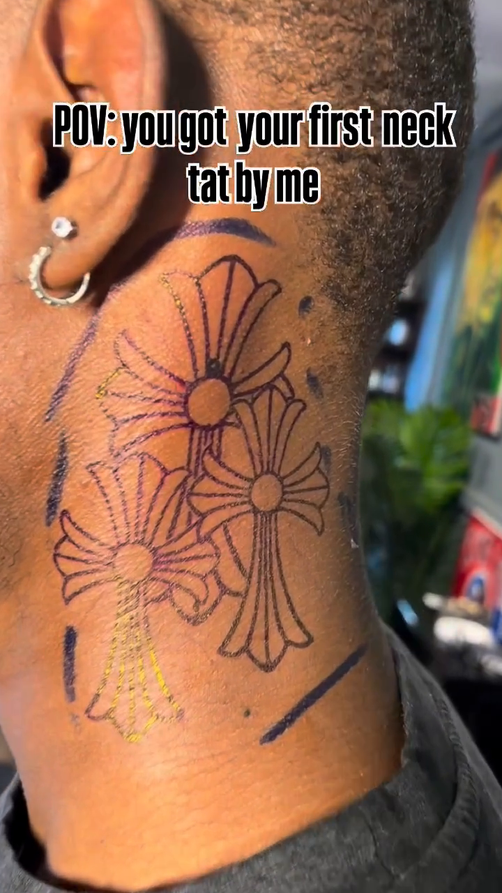 Tattoo by @spicymvstardd — blackwork, illustrative