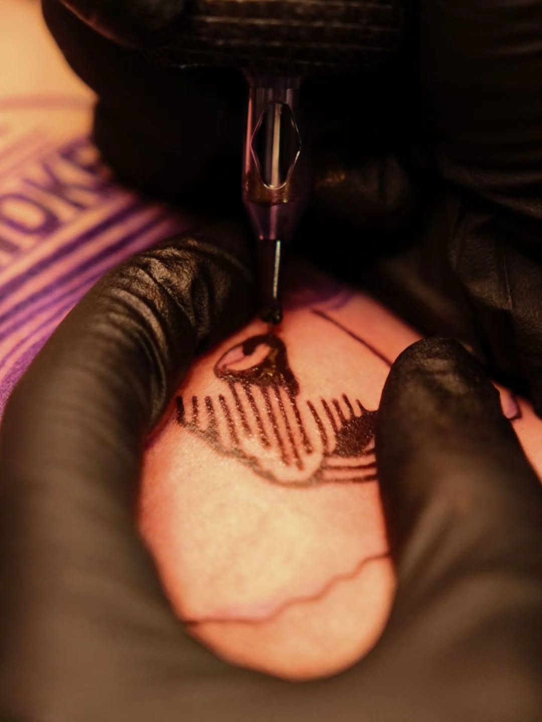 Tattoo by @vivalajamtatts — illustrative, blackwork