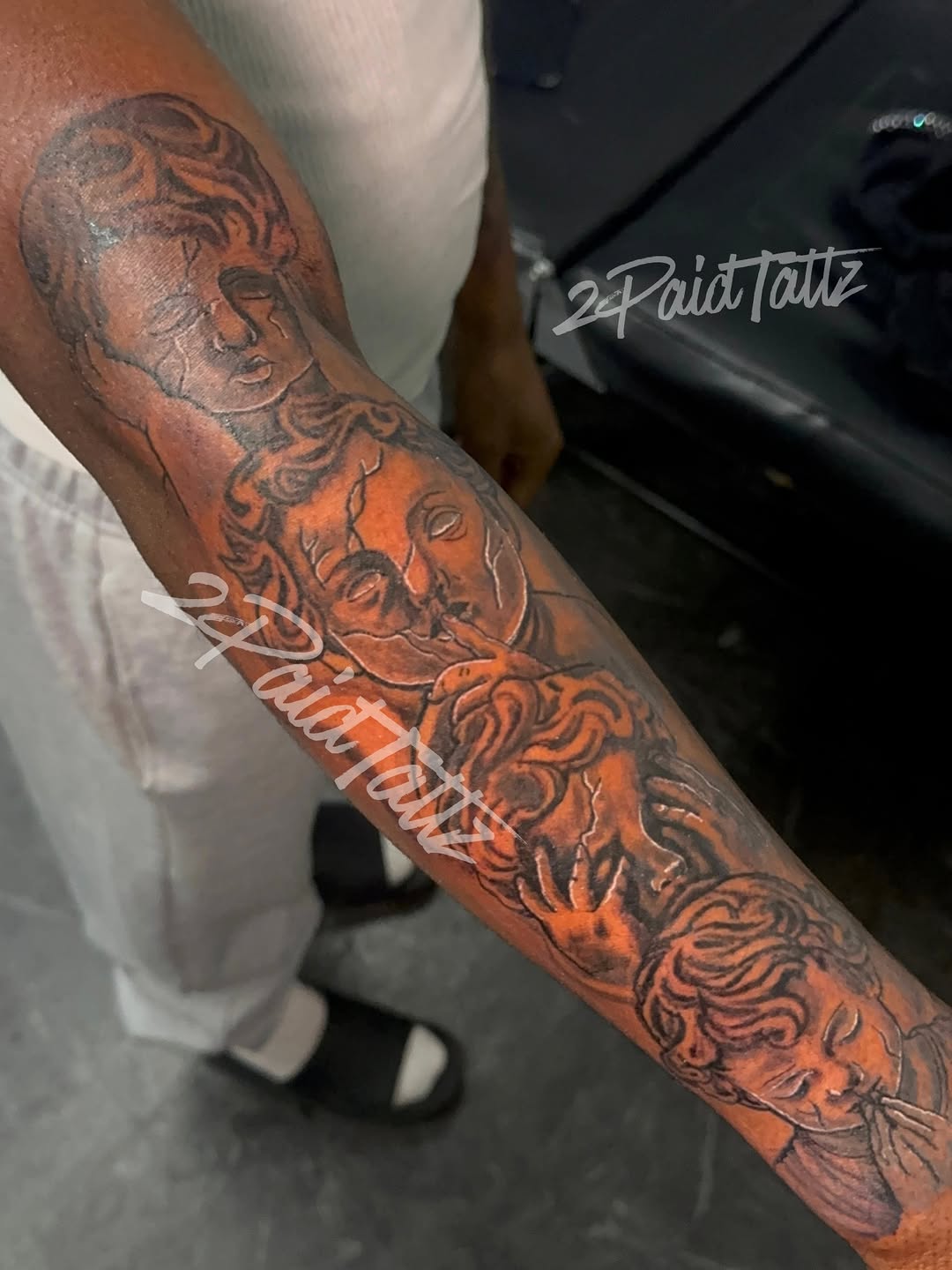 Tattoo by @2paidtattz — realism, black_and_grey