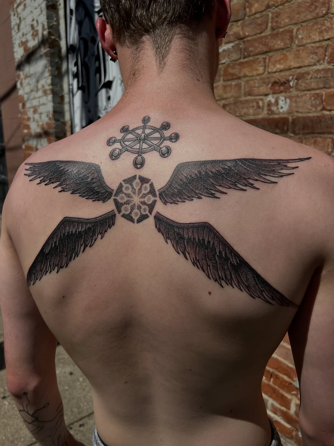 Tattoo by @thebig_rosstattoo — blackwork