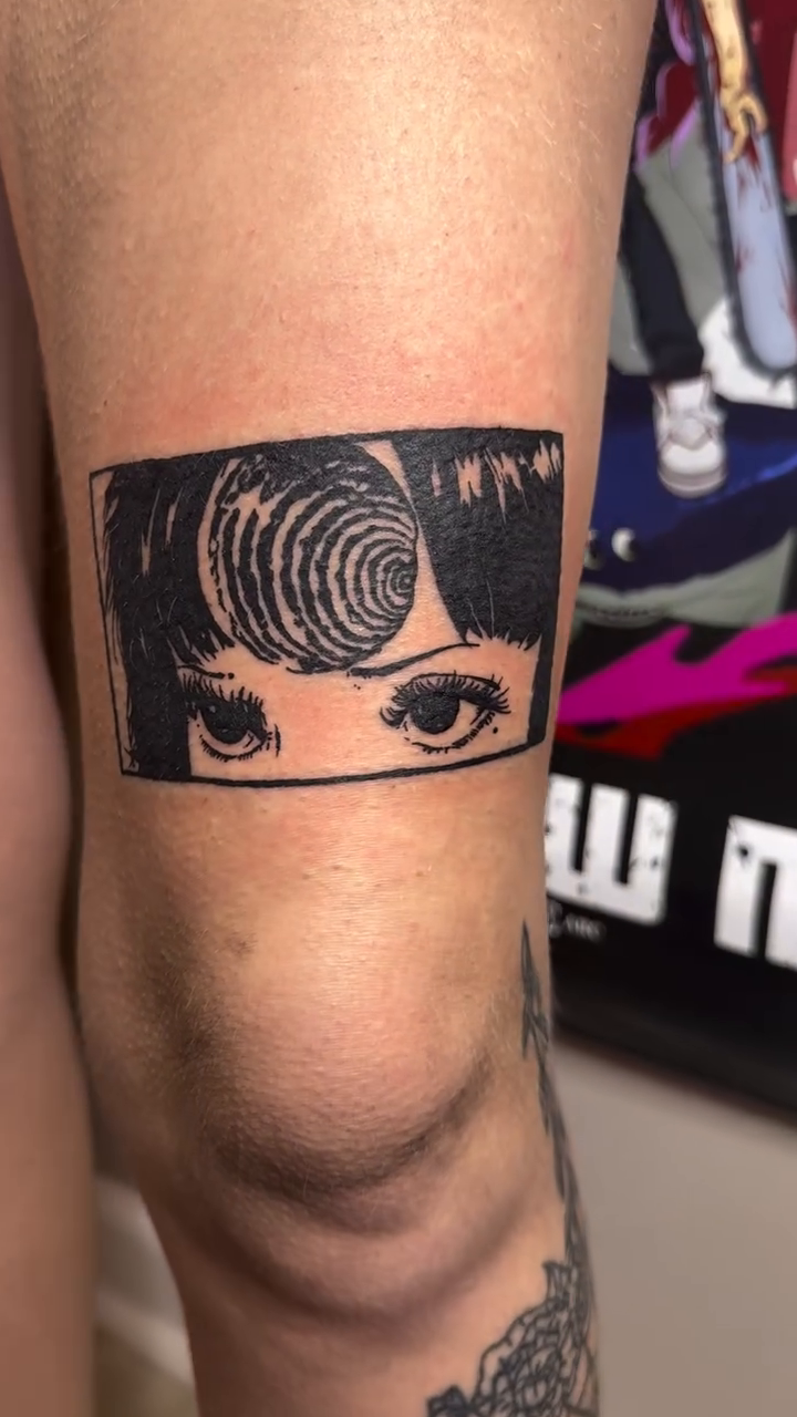 Tattoo by @myoddtattoos β illustrative, blackwork