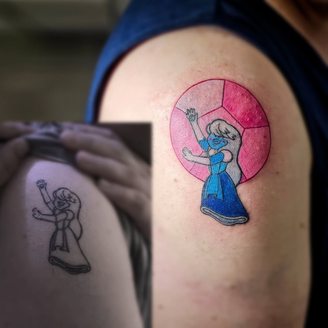 Tattoo by @irikoart_tattoo — anime, new_school
