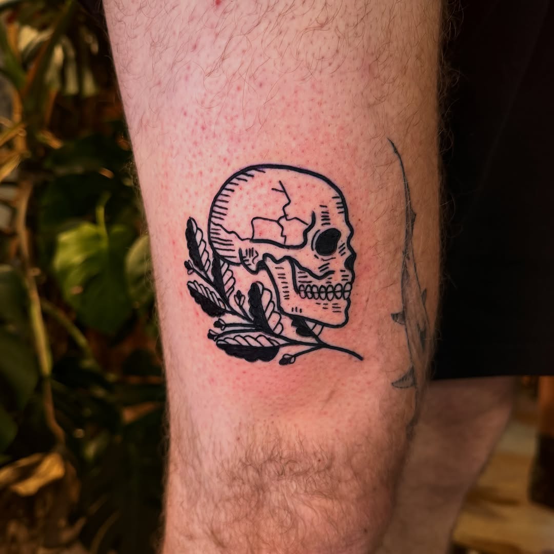 Tattoo by @plantboys.tattoo — black_and_grey, illustrative