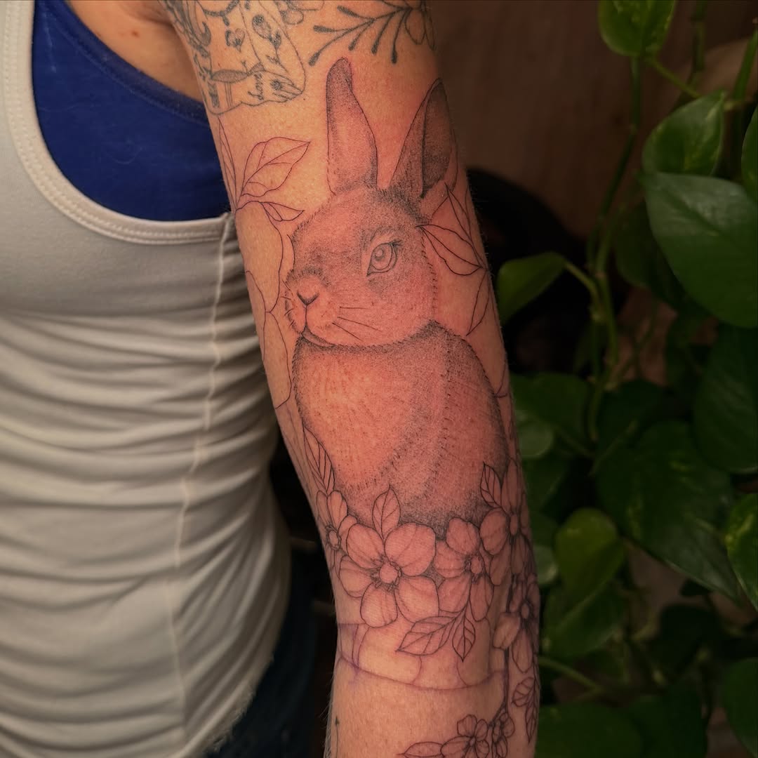 Tattoo by @enlightened.etchings — realism, black_and_grey