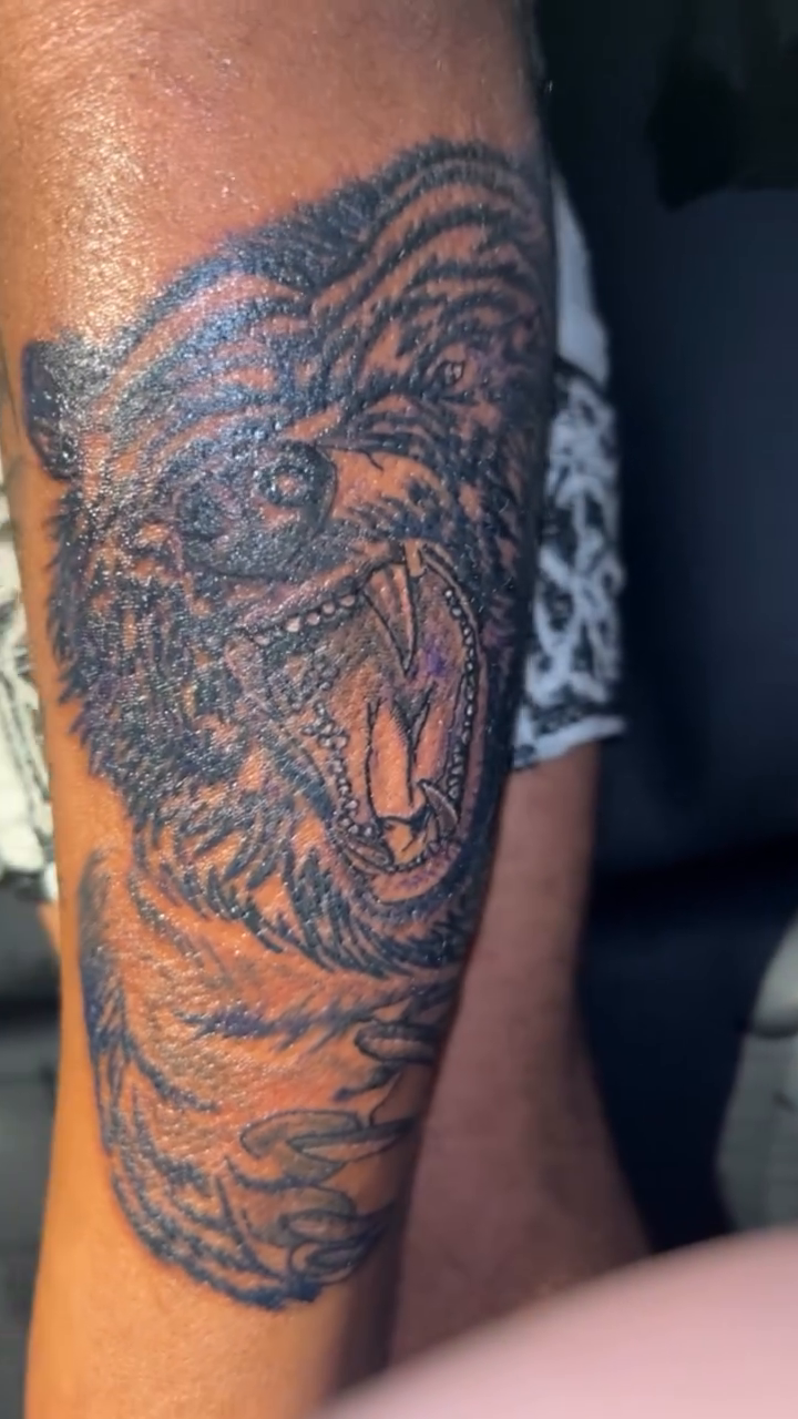 Tattoo by @tatzbythadon โ black_and_grey, realism