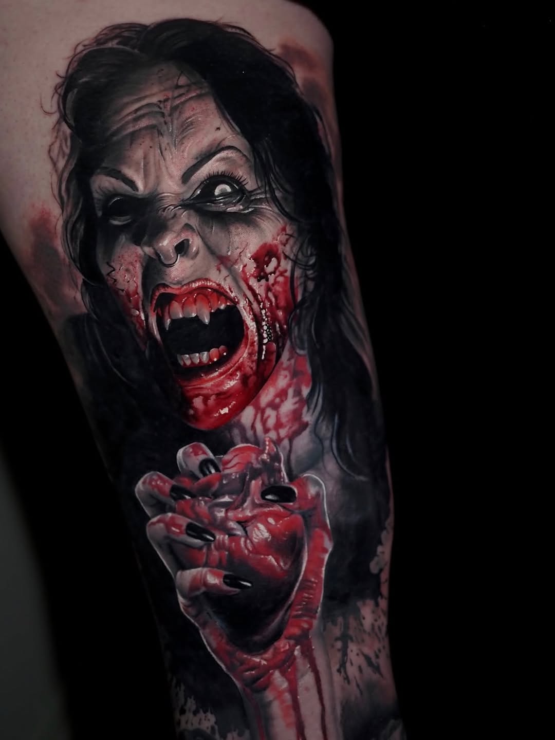 Tattoo by @anna_belle_tattoo β dark_realism, realism