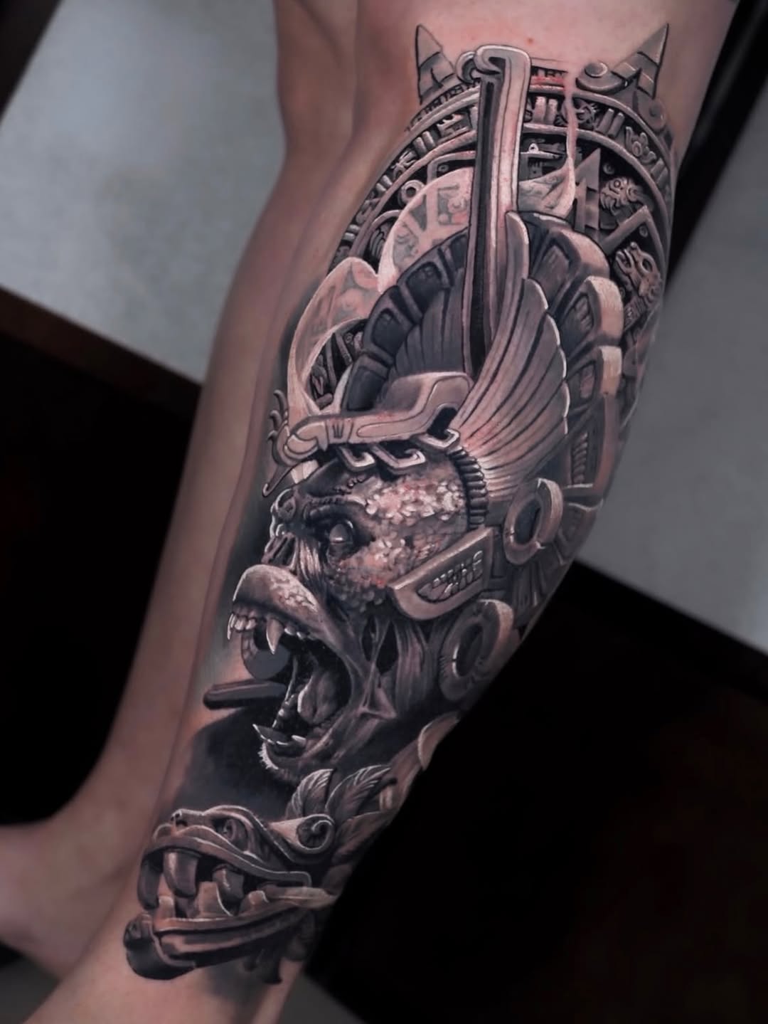 Tattoo by @anna_belle_tattoo β realism, black_and_grey