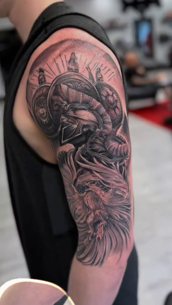 Tattoo by @artist.jon.dykes — realism, black_and_grey
