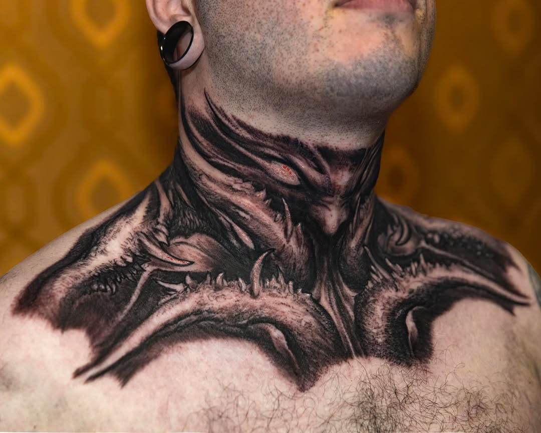 Tattoo by @valentin_tmst β realism, black_and_grey