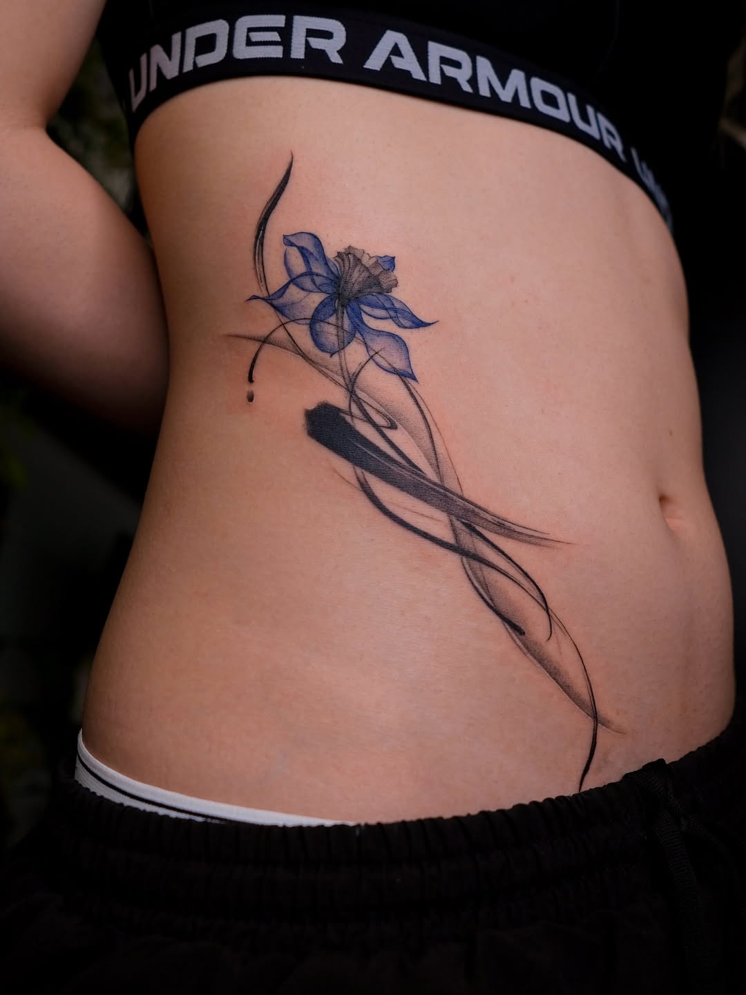 Tattoo by @karmon.tat — illustrative, watercolor