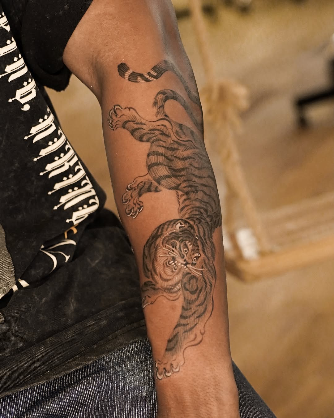Tattoo by @think_tatt — japanese_irezumi, black_and_grey