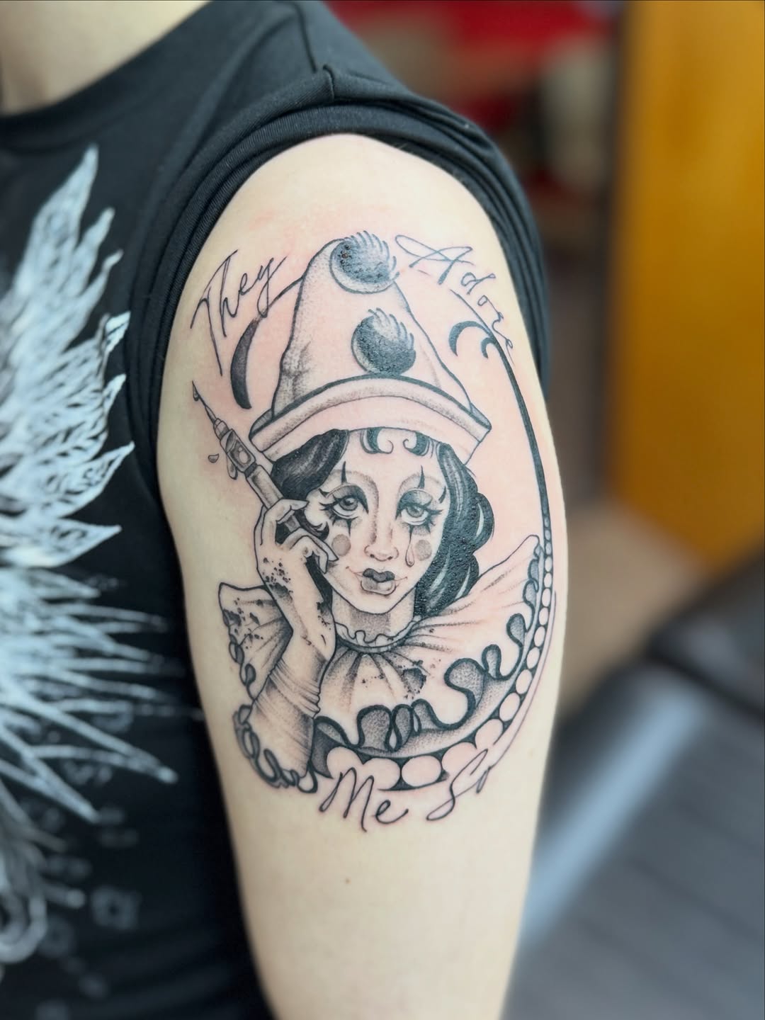 Tattoo by @rebecca.rose.tattoos โ chicano, lettering_script