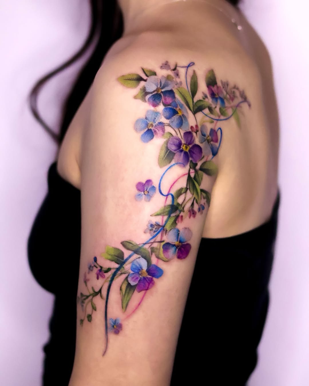 Tattoo by @kaki_tattooer โ watercolor, realism