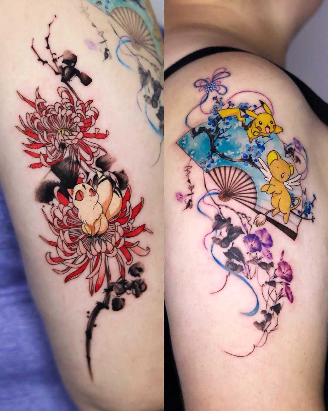 Tattoo by @kaki_tattooer โ japanese_irezumi, illustrative