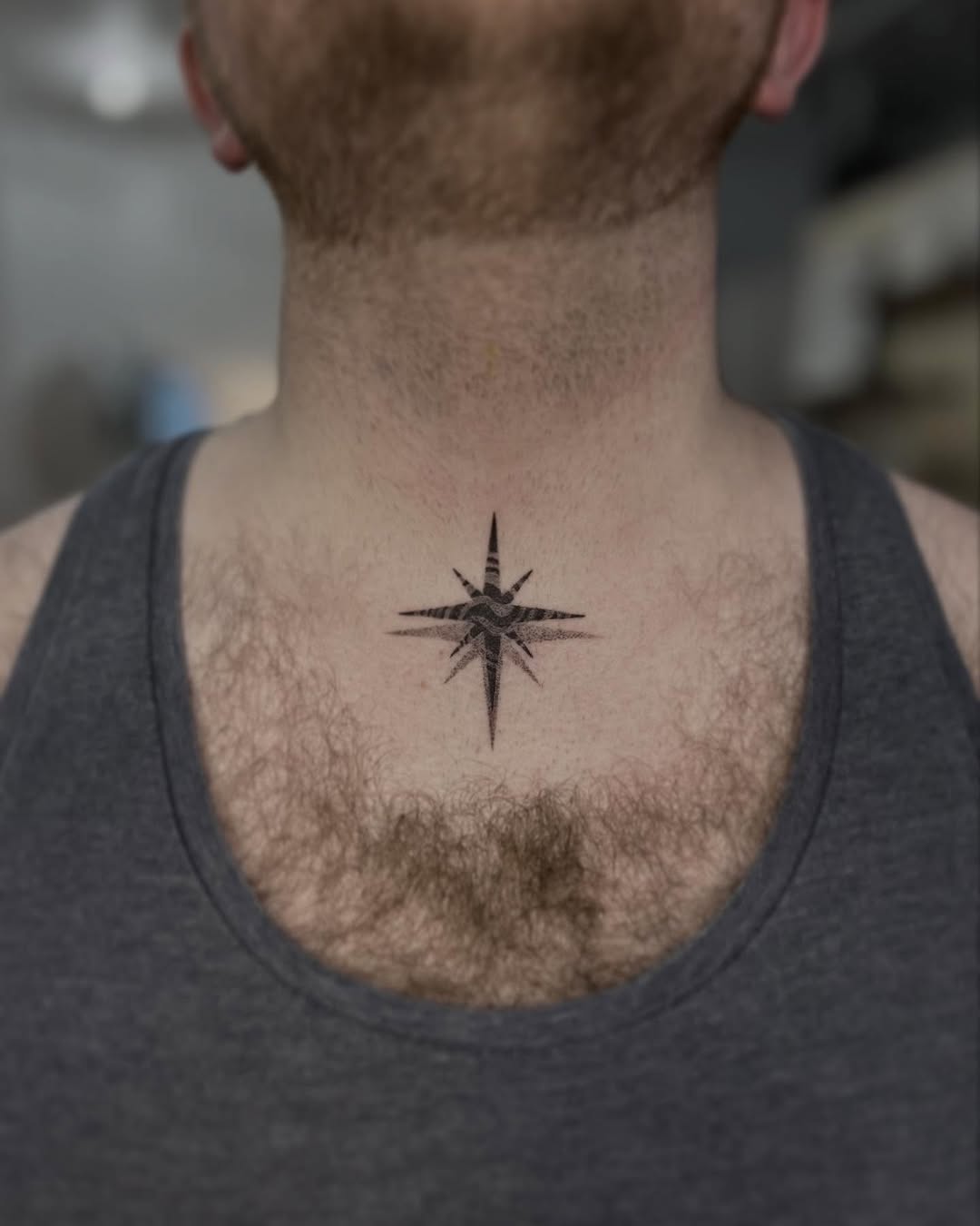 Tattoo by @douceliigne — dotwork, geometric