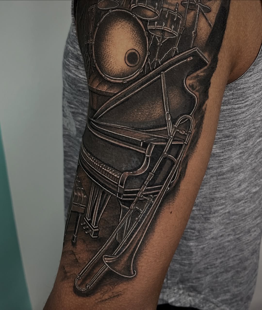Tattoo by @tattoosbyjordanhunt — realism, black_and_grey