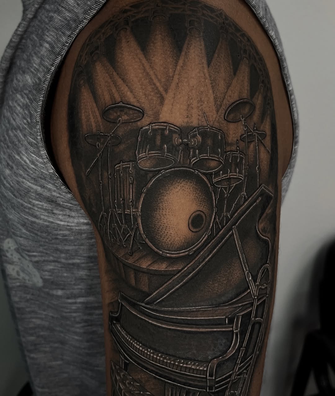 Tattoo by @tattoosbyjordanhunt — realism, black_and_grey