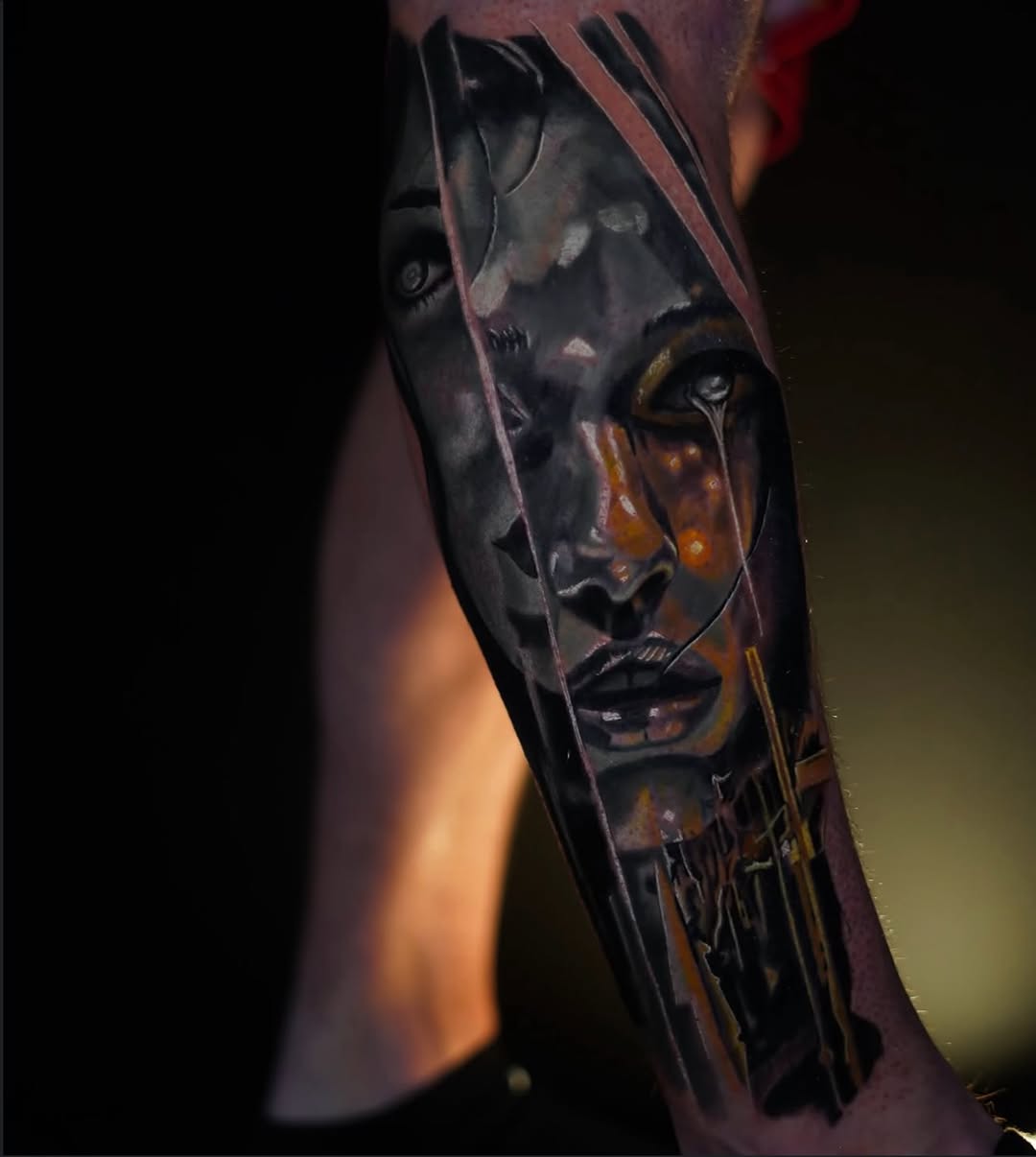 Tattoo by @inkedbystabby — realism, dark_realism