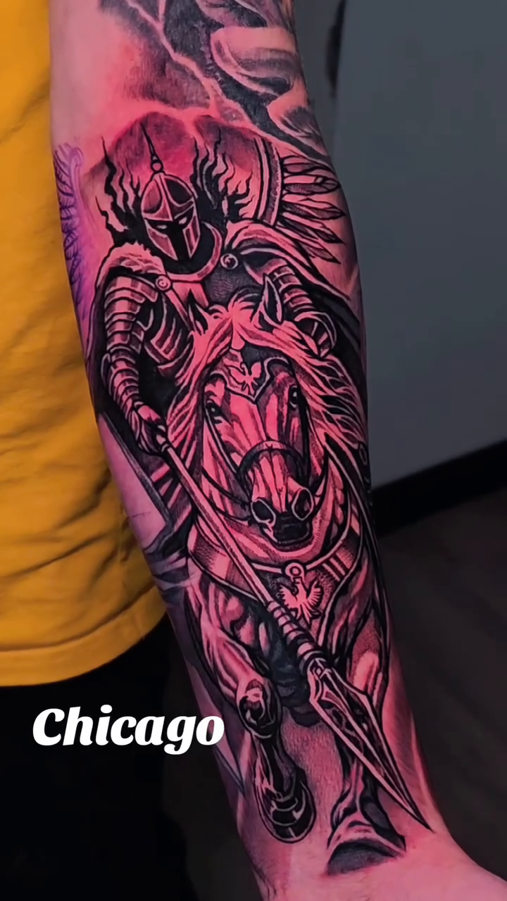 Tattoo by @beztreztattoo — dark_realism, blackwork