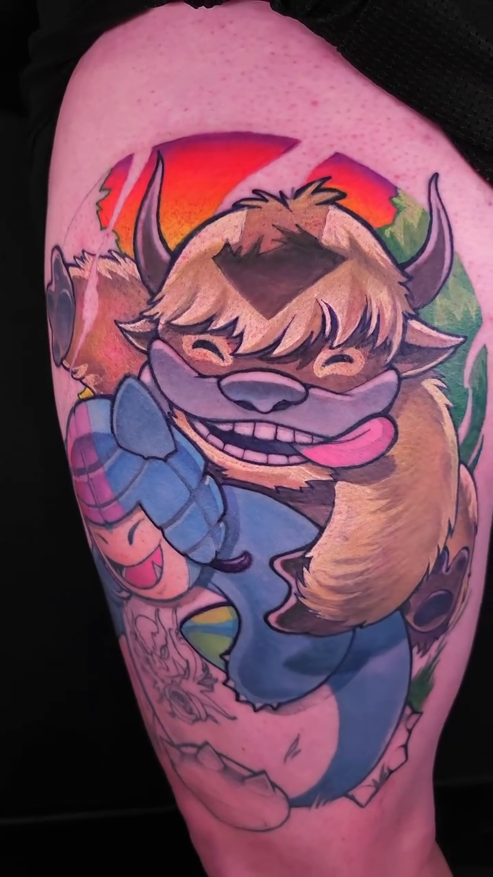 Tattoo by @nightmare_ink — anime, new_school