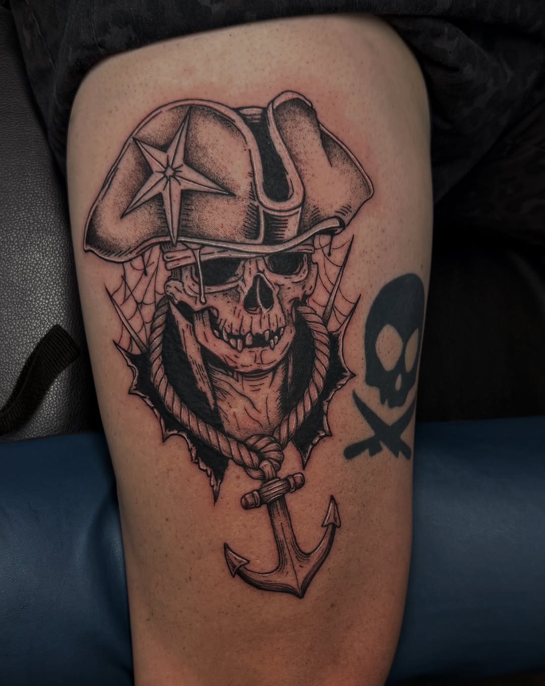 Tattoo by @acoupletattoos โ black_and_grey, illustrative