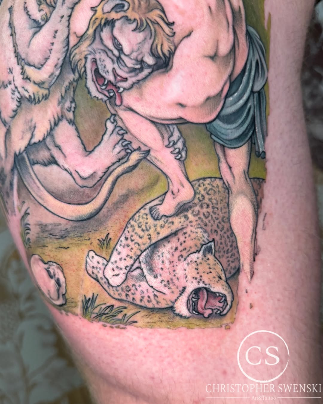 Tattoo by @chris_swenski_tattoo β realism, black_and_grey