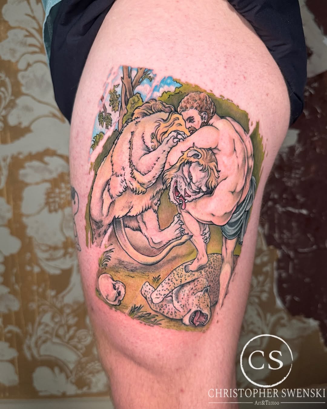 Tattoo by @chris_swenski_tattoo β realism, trash_polka
