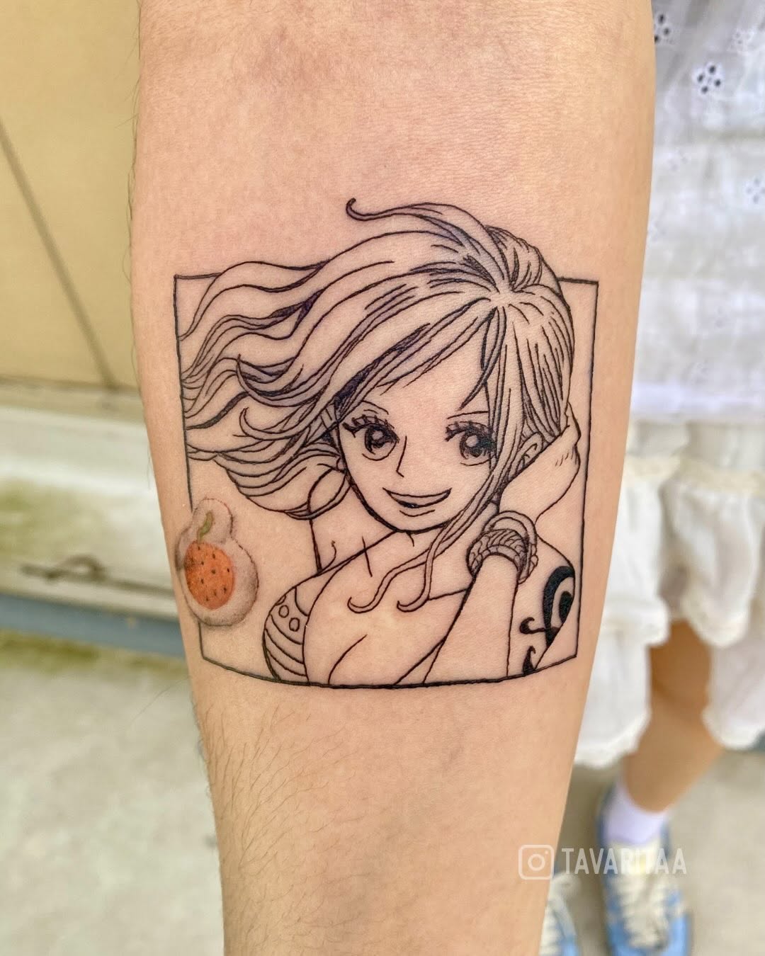 Tattoo by @tavaritaa — anime