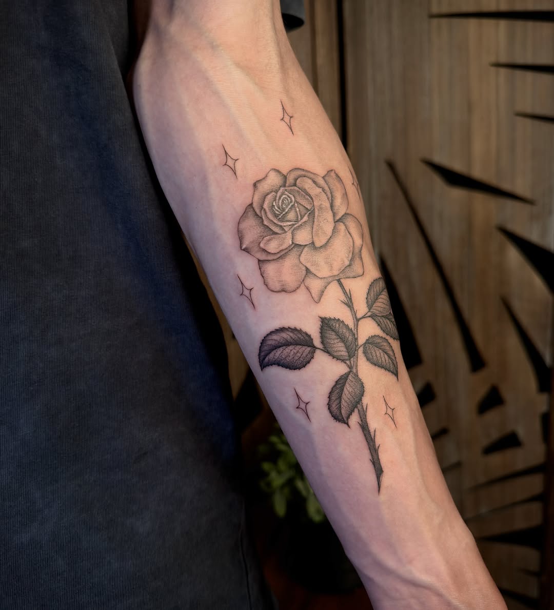 Tattoo by @carmensdarkgallery — fine_line, black_and_grey