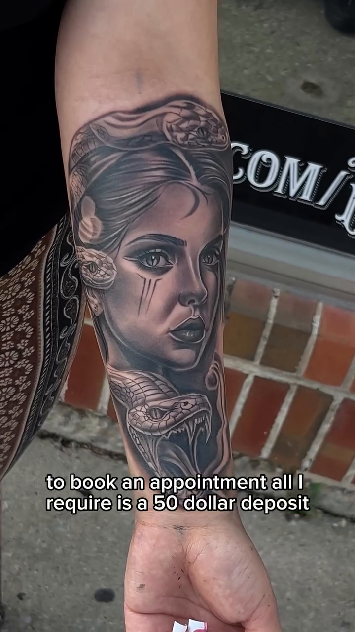 Tattoo by @kevoiinks — black_and_grey, realism
