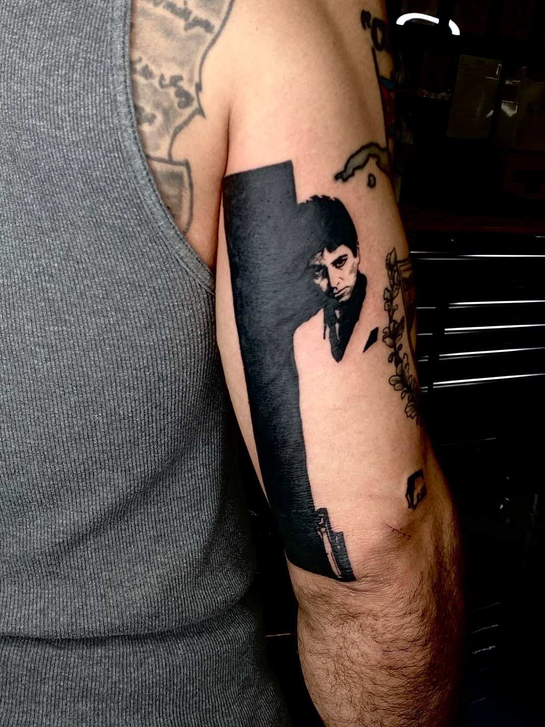 Tattoo by @lopez_art_tattoo — blackwork, realism