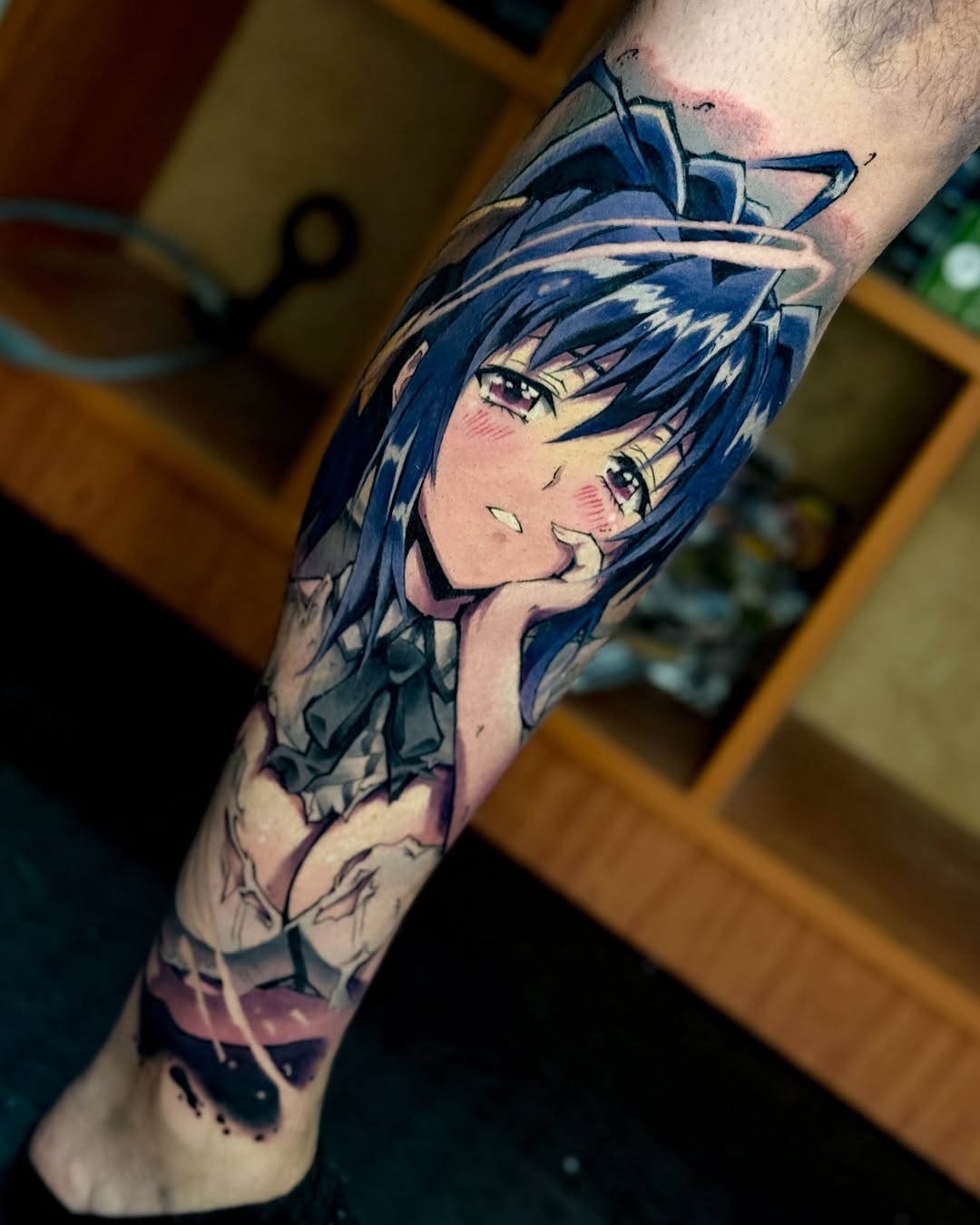 Tattoo by @skeleto.regnare β anime