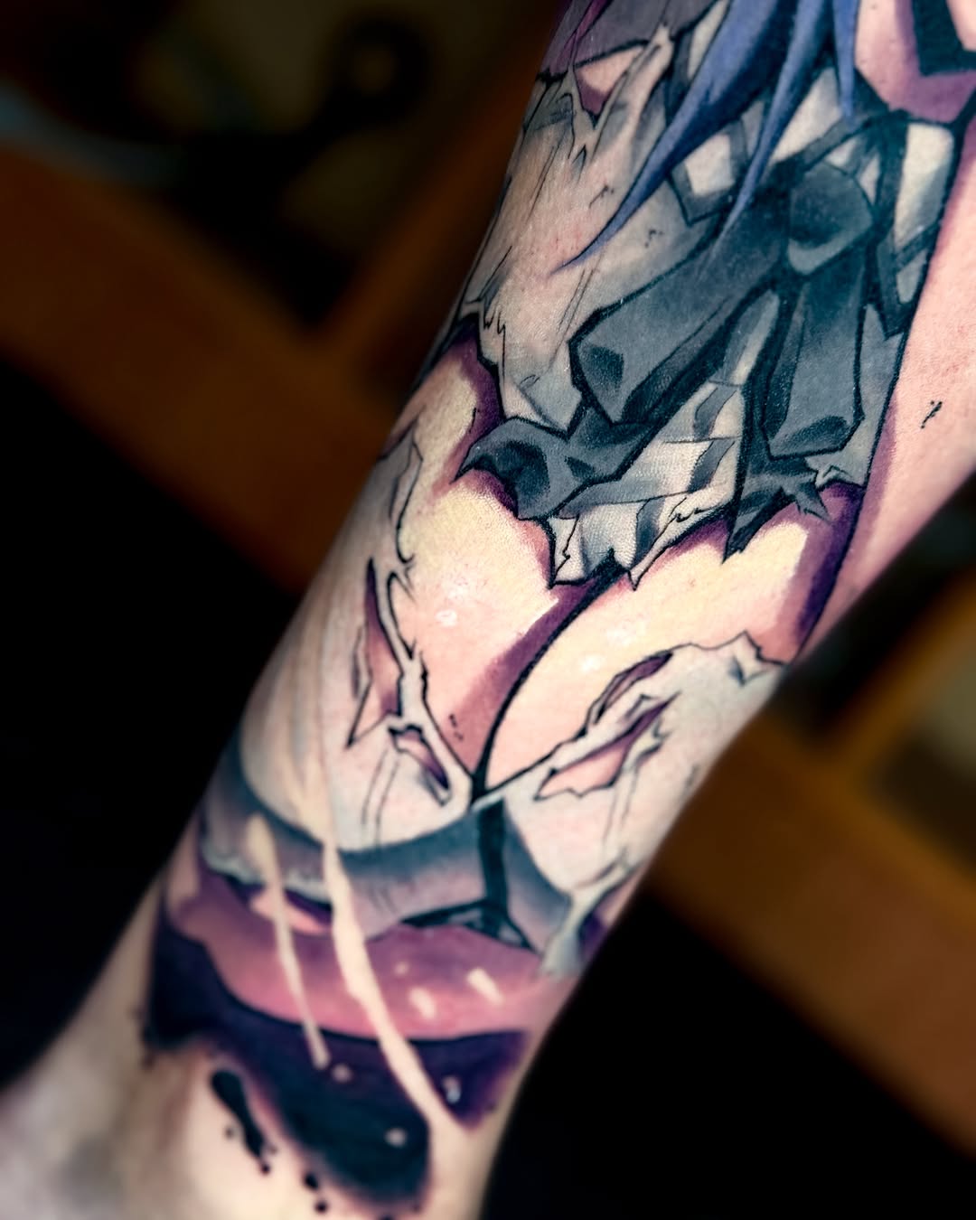 Tattoo by @skeleto.regnare β anime