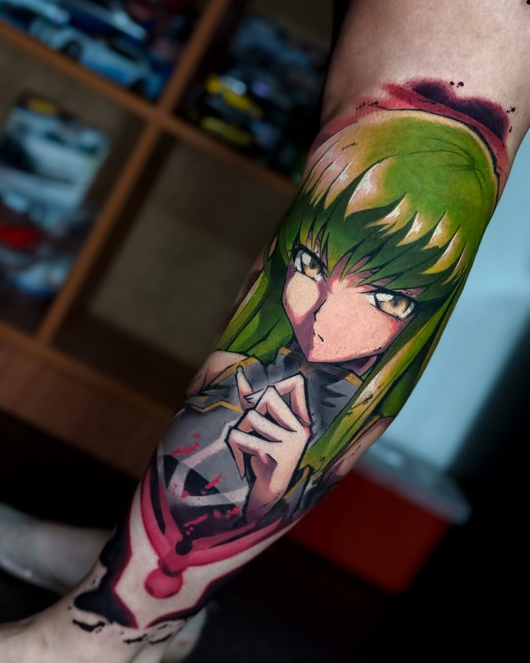 Tattoo by @skeleto.regnare β anime