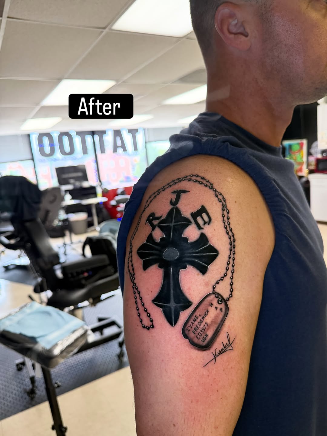 Tattoo by @steve_tattoo87 — blackwork, black_and_grey
