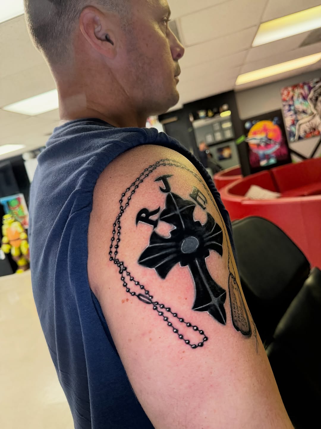 Tattoo by @steve_tattoo87 — blackwork, illustrative