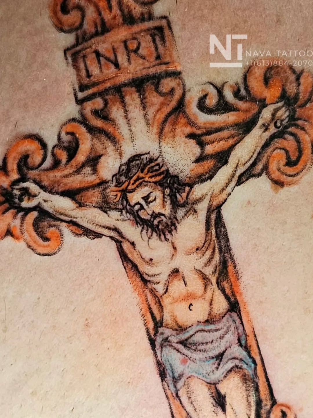 Tattoo by @navatattooo — realism, black_and_grey